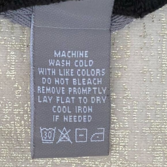 👚Split -Cute Black Cap Sleeve Top/Sweater with Pom Poms EUC! - Picture 5 of 5